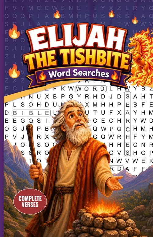 Elijah the Tishbite word search book
