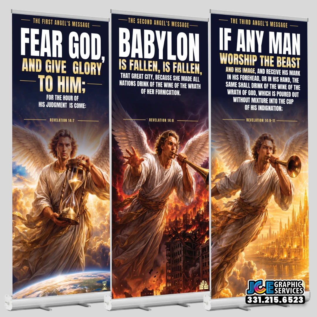 Three Angels’ Messages Retractable Banner Set - Image 5