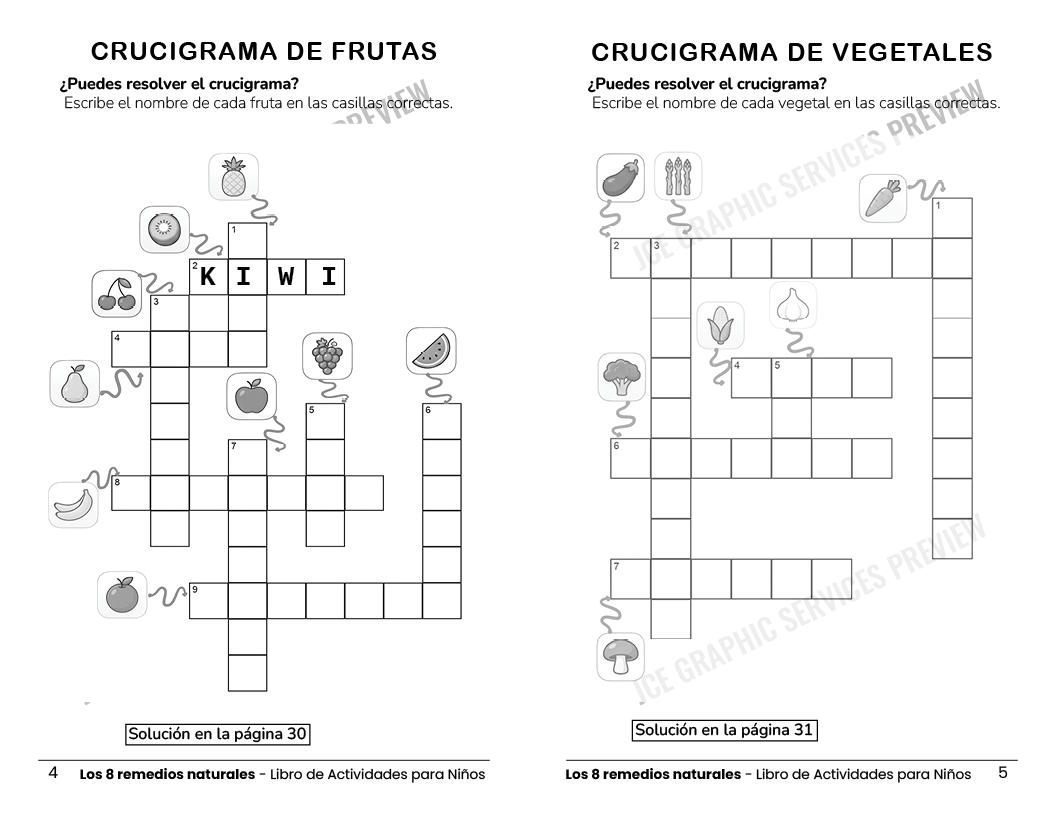 8 Remedios Naturales — Libro de Actividades para Niños - Image 5