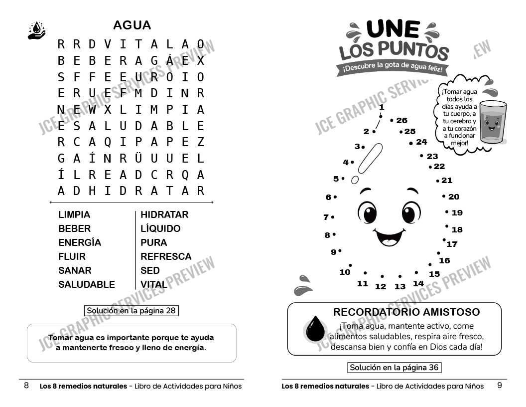 8 Remedios Naturales — Libro de Actividades para Niños - Image 7
