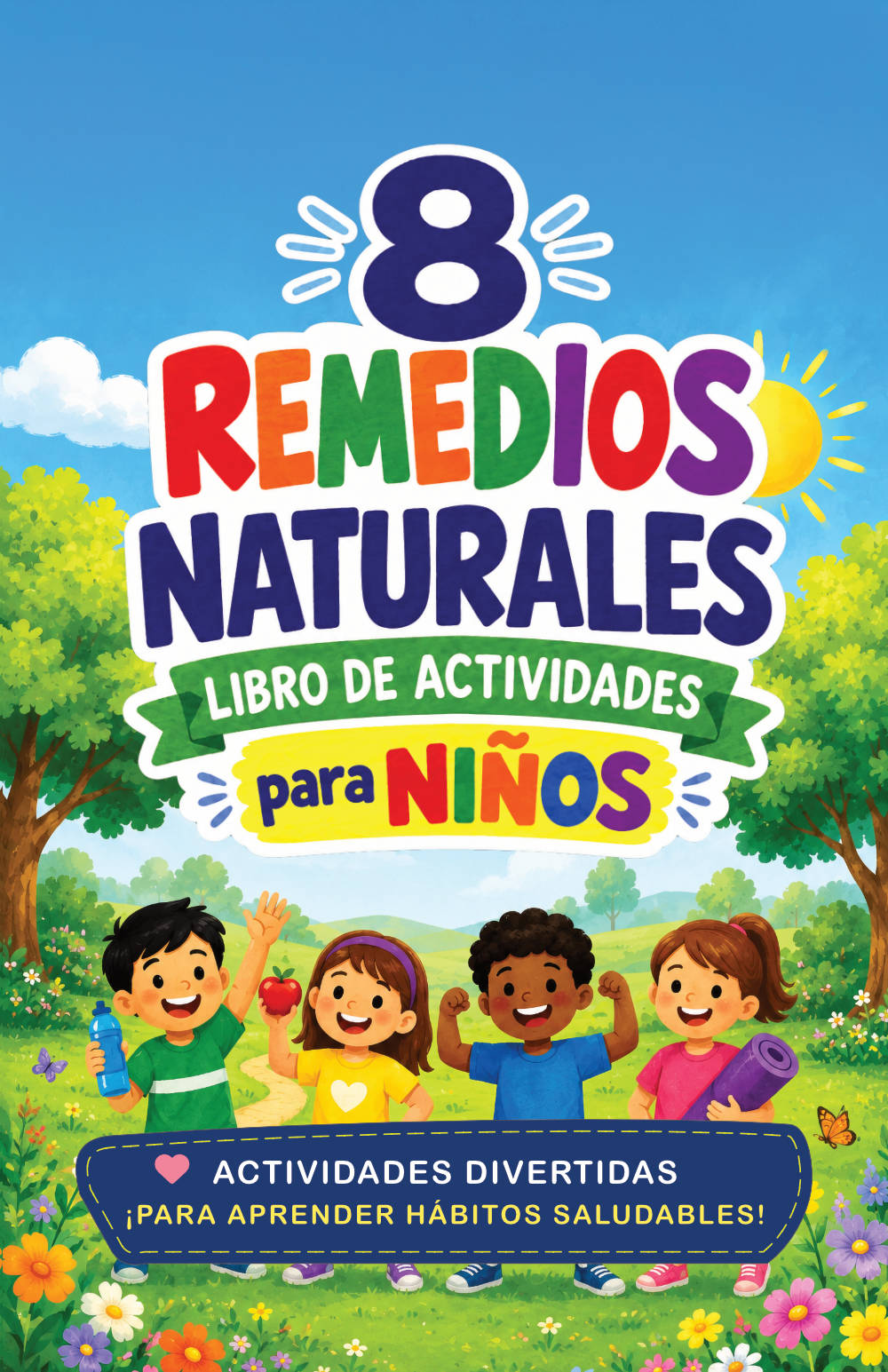 8 Remedios Naturales — Libro de Actividades para Niños