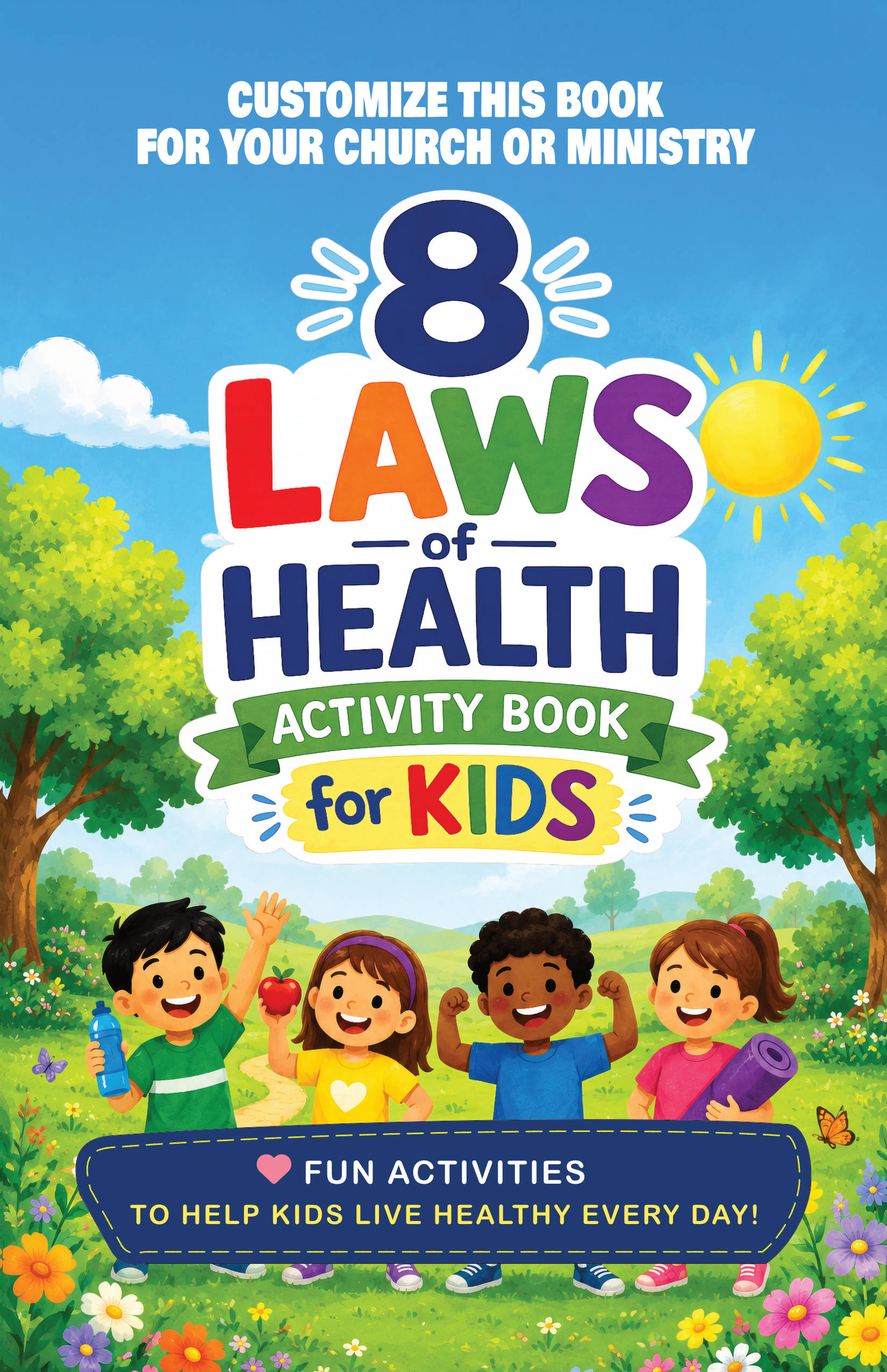 8 Laws of Health Activity Book for Kids