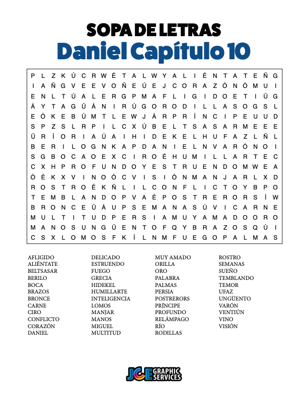 Sopa de Letras - Daniel Cápitulo 10