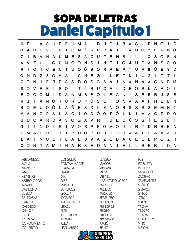 Sopa de Letras - Daniel Cápitulo 1