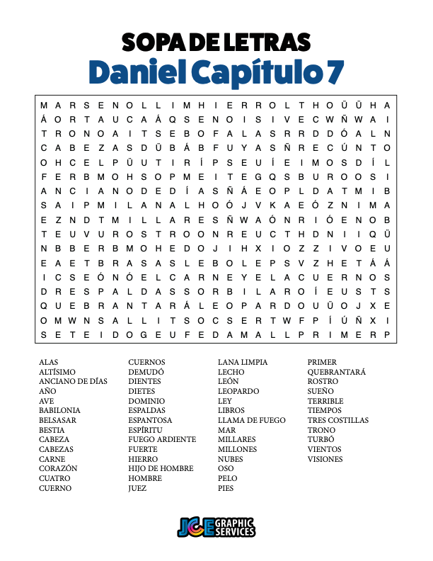 Sopa de Letras - Daniel Cápitulo 7