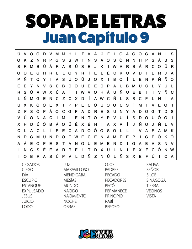 Sopa de Letras - Juan Cápitulo 9
