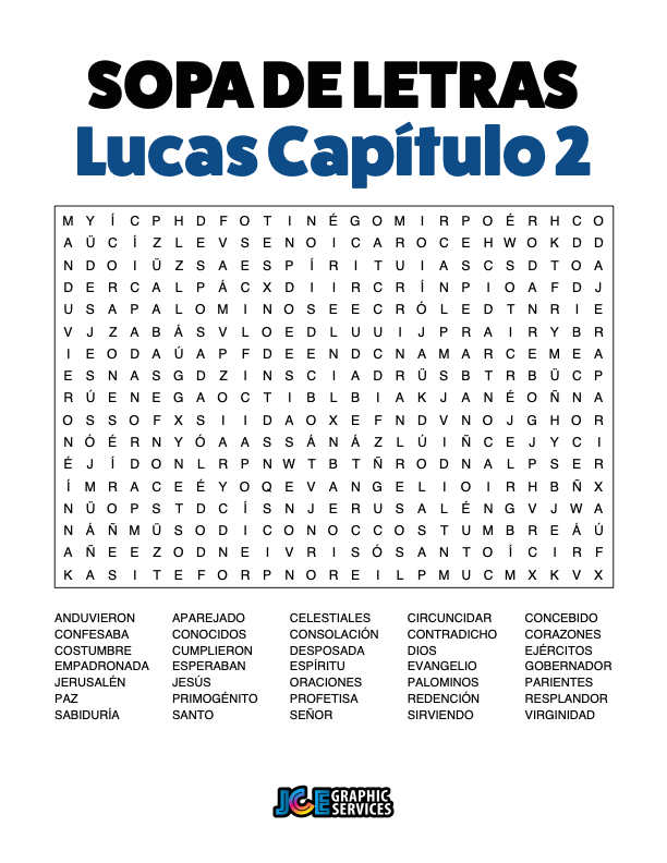 Sopa de Letras - Lucas Cápitulo 2