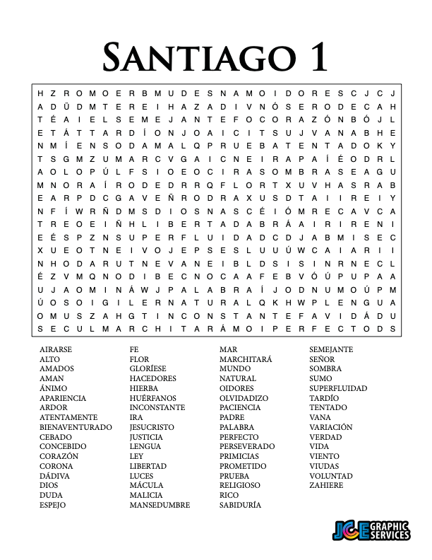 Sopa de Letras - Santiago Cápitulo 1