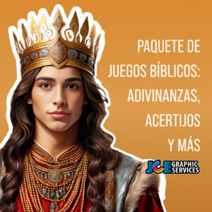 Paquete de juegos Bíblicos: Adivinanzas, acertijos y más
