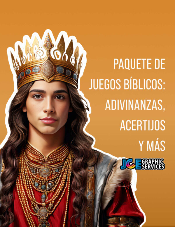 Paquete de juegos Bíblicos: Adivinanzas, acertijos y más