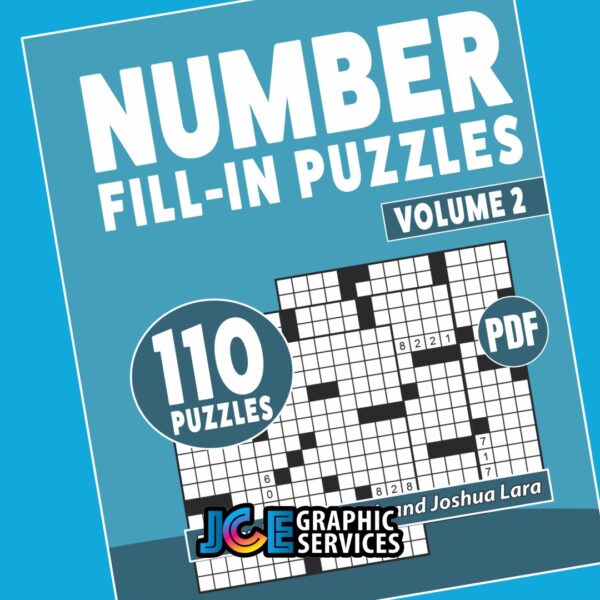 Number Fill-In Puzzle Book – 110 Puzzles | Over 6,800 Numbers to Place! ✏️