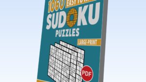 1060 Easy to Hard Sudoku Puzzles – Large-Print