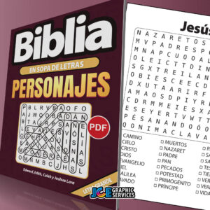 Biblia en sopa de letras: Personajes Bíblicos