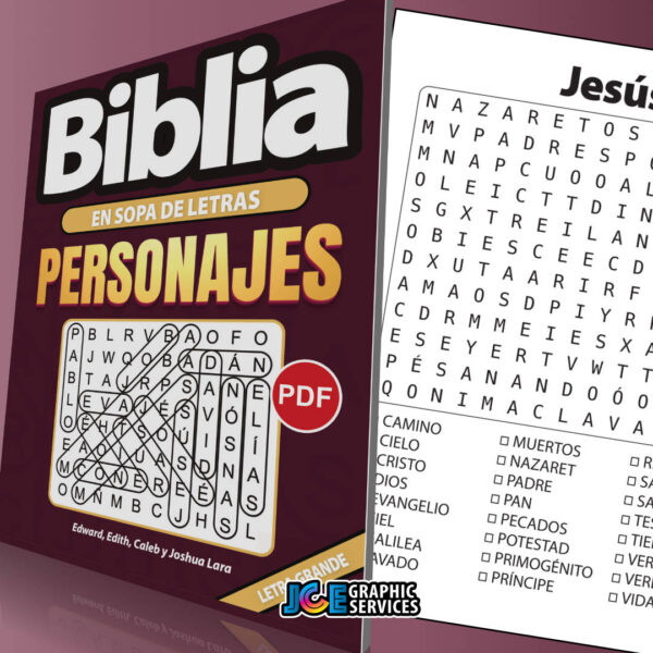 Biblia en sopa de letras: Personajes Bíblicos