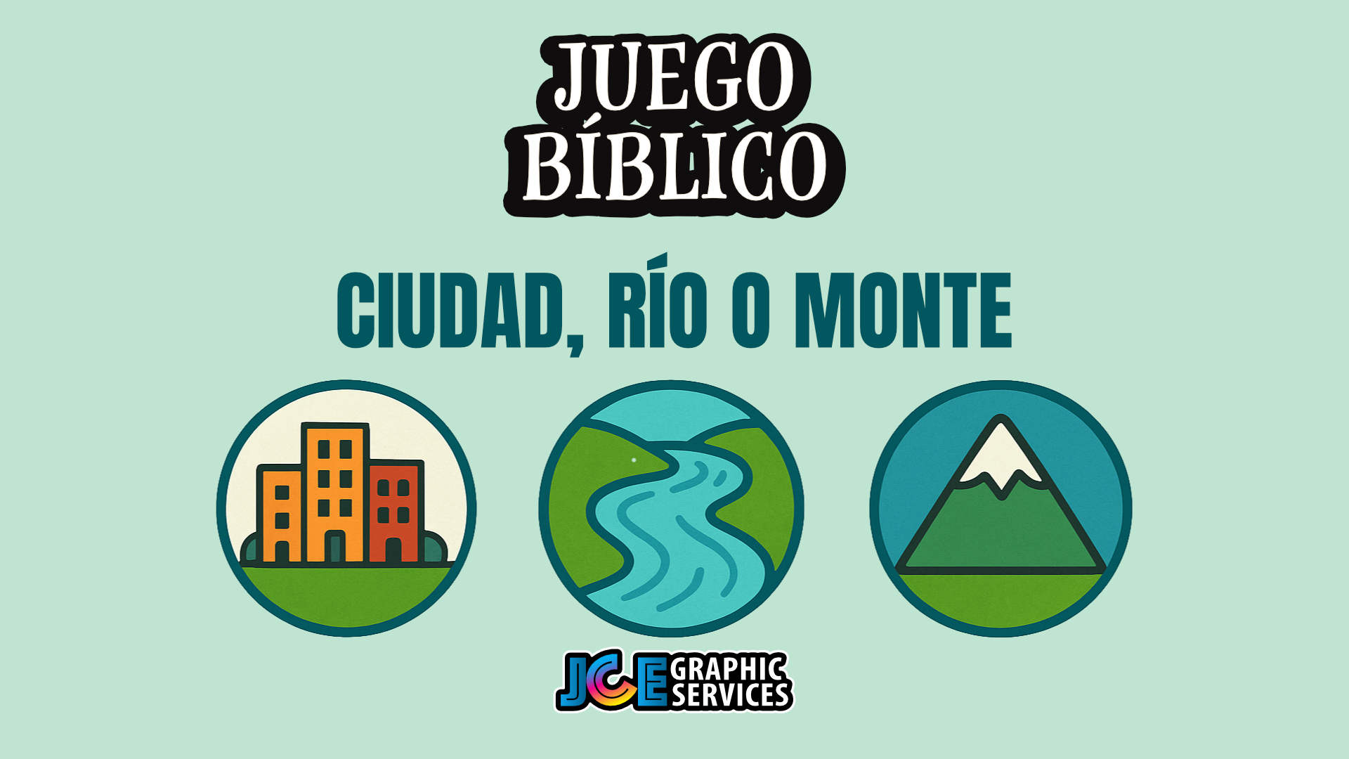 Idea Para Juego Bíblico: Ciudad, Río o Monte