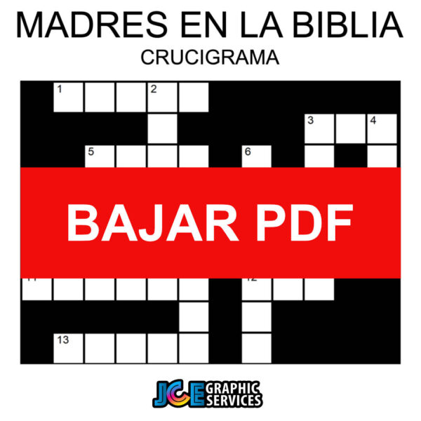 Crucigrama Madres en la Biblia [PDF]