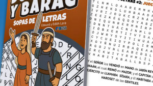 Débora y Barac sopa de letras de la Biblia