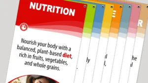God's 8 Laws of Health Banner Set 24"x48" (vertical)