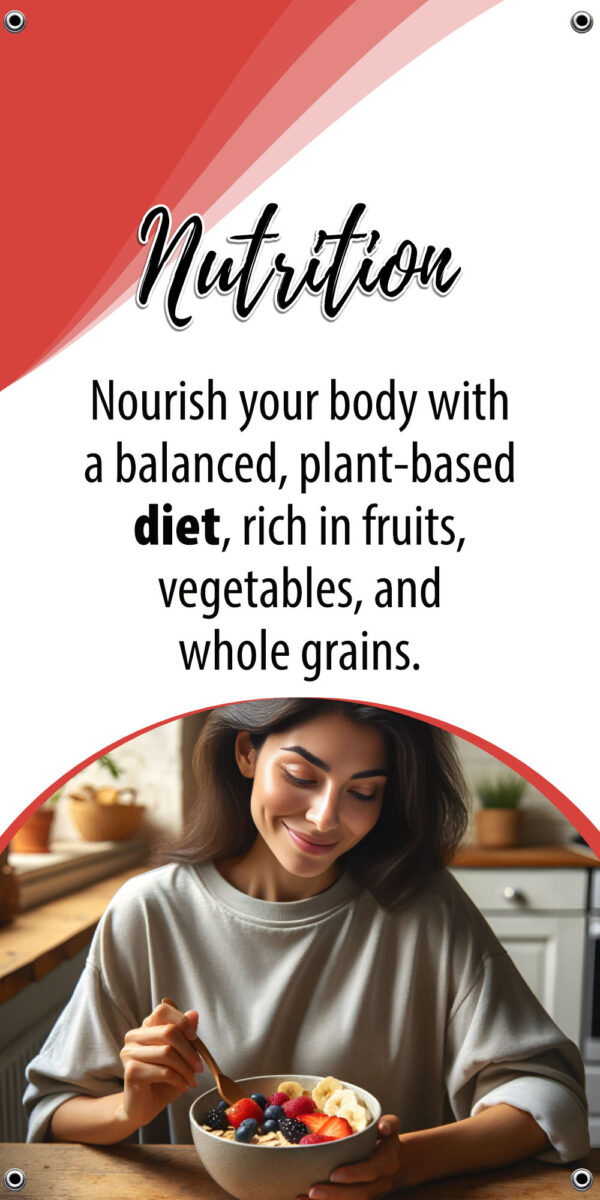 God’s 8 Laws of Health Banner Set 24″x48″