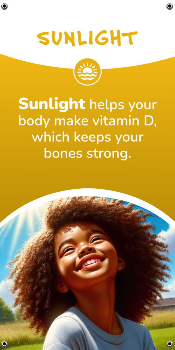 God’s 8 Laws of Health Banners for Kids