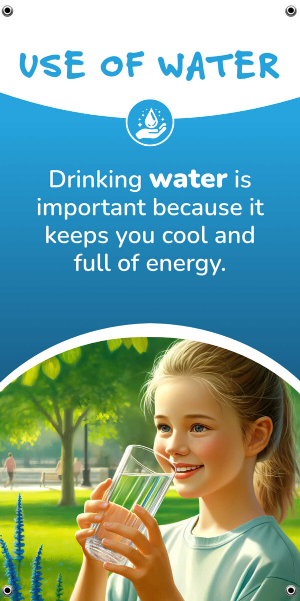 God’s 8 Laws of Health Banners for Kids