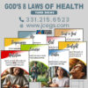 God's 8 Laws of Health – Yard Sign Set (Double-Sided, with Step Stakes)