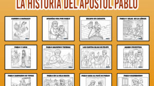 Páginas para Colorear:La Historia del Apóstol Pablo