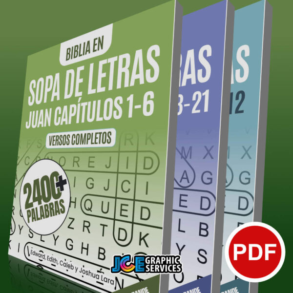 Biblia en sopa de letras – Evangelio de Juan (Serie Completa en PDF)