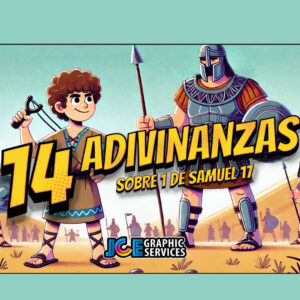 ✨ Juego Bíblico: 14 Adivinanzas sobre 1 Samuel 17