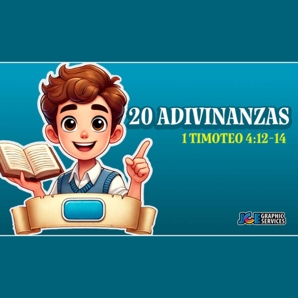 ✨ Juego Bíblico en PowerPoint: 20 Adivinanzas basadas en 1 Timoteo 4:12–14