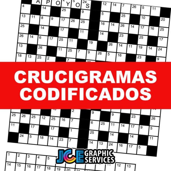 Crucigramas Codificados Bíblicos – Paquete de 6 Rompecabezas ?✝️