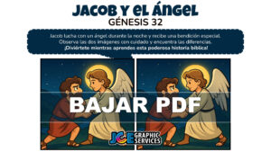 Encuentra las Diferencias – Jacob y el Ángel
