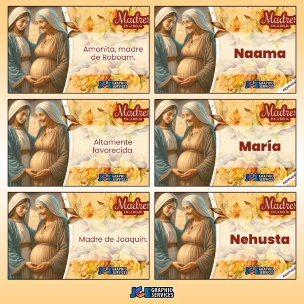 Juego Bíblico: Madres en la Biblia: PowerPoint