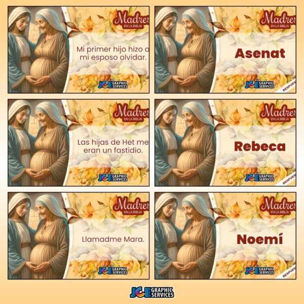 Juego Bíblico: Madres en la Biblia: PowerPoint