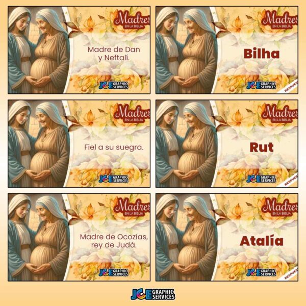 Juego Bíblico: Madres en la Biblia: PowerPoint
