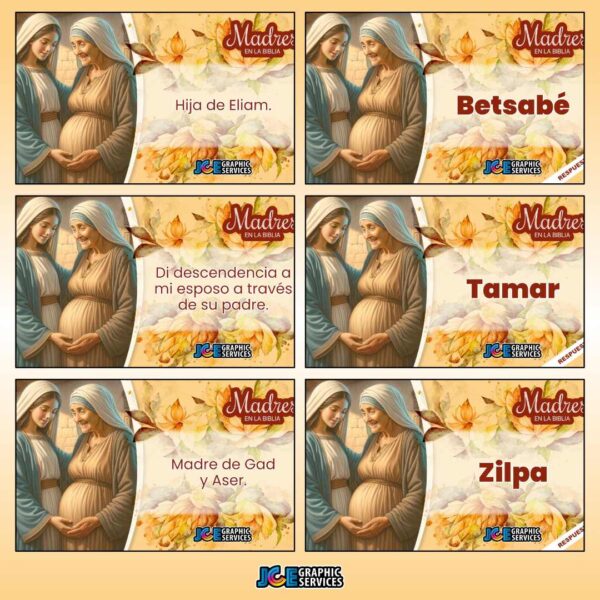 Juego Bíblico: Madres en la Biblia: PowerPoint
