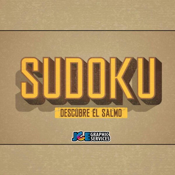 Juego Bíblico Sudoku Descubre el Salmo: Salmo 139