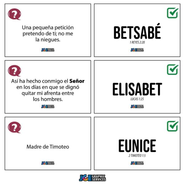 Juego Bíblico: Madres en la Biblia 2 | PowerPoint
