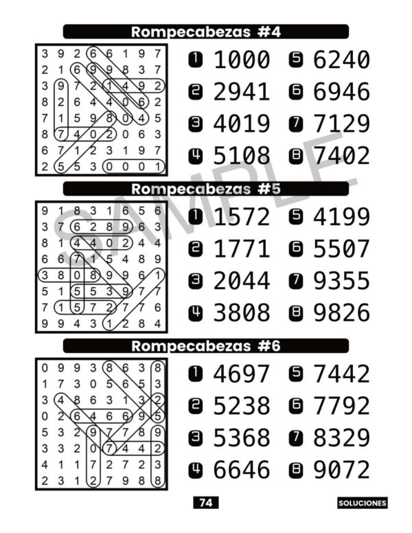 Matemática Misteriosa: Aventuras con la suma: Sopa de números