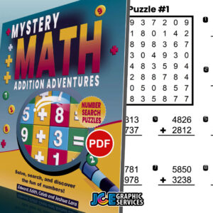Mystery Math: Addition Adventures – Number Search Puzzles