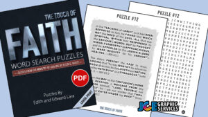 The Touch of Faith: Word Search Puzzles