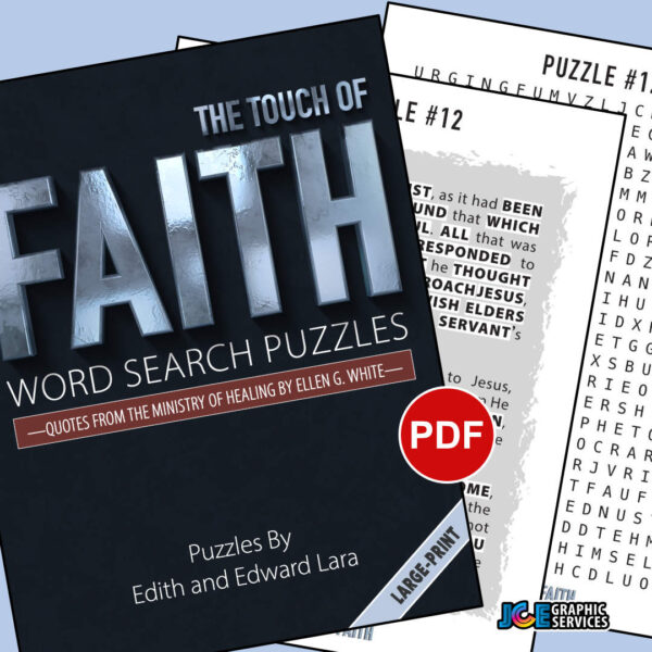 The Touch of Faith: Word Search Puzzles