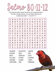 Salmo 30:11-12 sopa de letras [PDF]