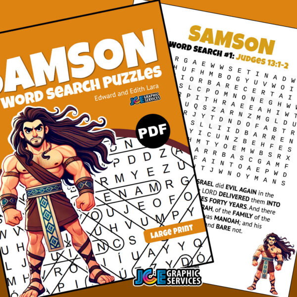 Samson: Word Search Puzzles: 58 Puzzles [PDF]
