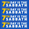 7th Day Is the Sabbath – Bumper Sticker (4-Pack Sheet)
