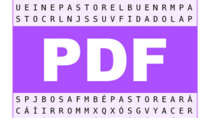 Salmo 23:1-3 Sopa de Letras con Mensaje Oculto