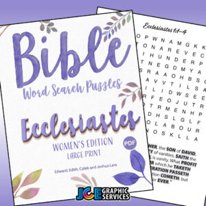 Bible Word Search Puzzles – Ecclesiastes [PDF]