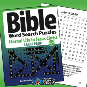 Bible Word Search Puzzles — Eternal Life in Jesus Christ [PDF]