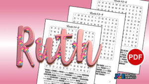 Bible Word Search Puzzles – Ruth [PDF]