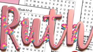 Bible Word Search Puzzles – Ruth [PDF]